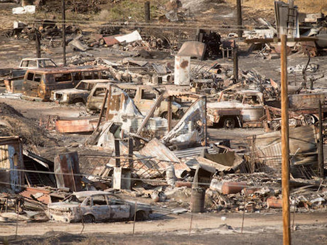 Blue Cut Fire 73 percent contained; 105 homes destroyed, official says