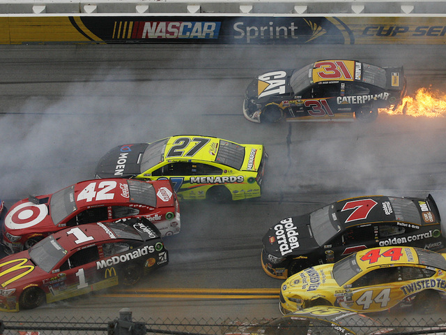 Talladega: Keselowski wins crash-filled race