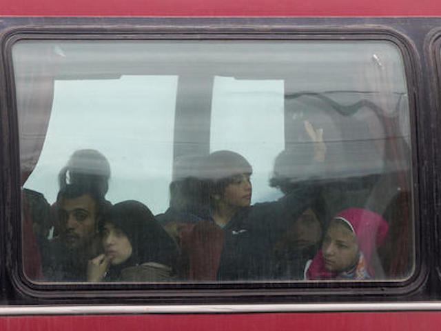 Refugees keep moving out of Greece border camp